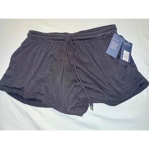 Universal Thread Lounge Shorts Womens S Black NEW Drawstring Cotton Blend